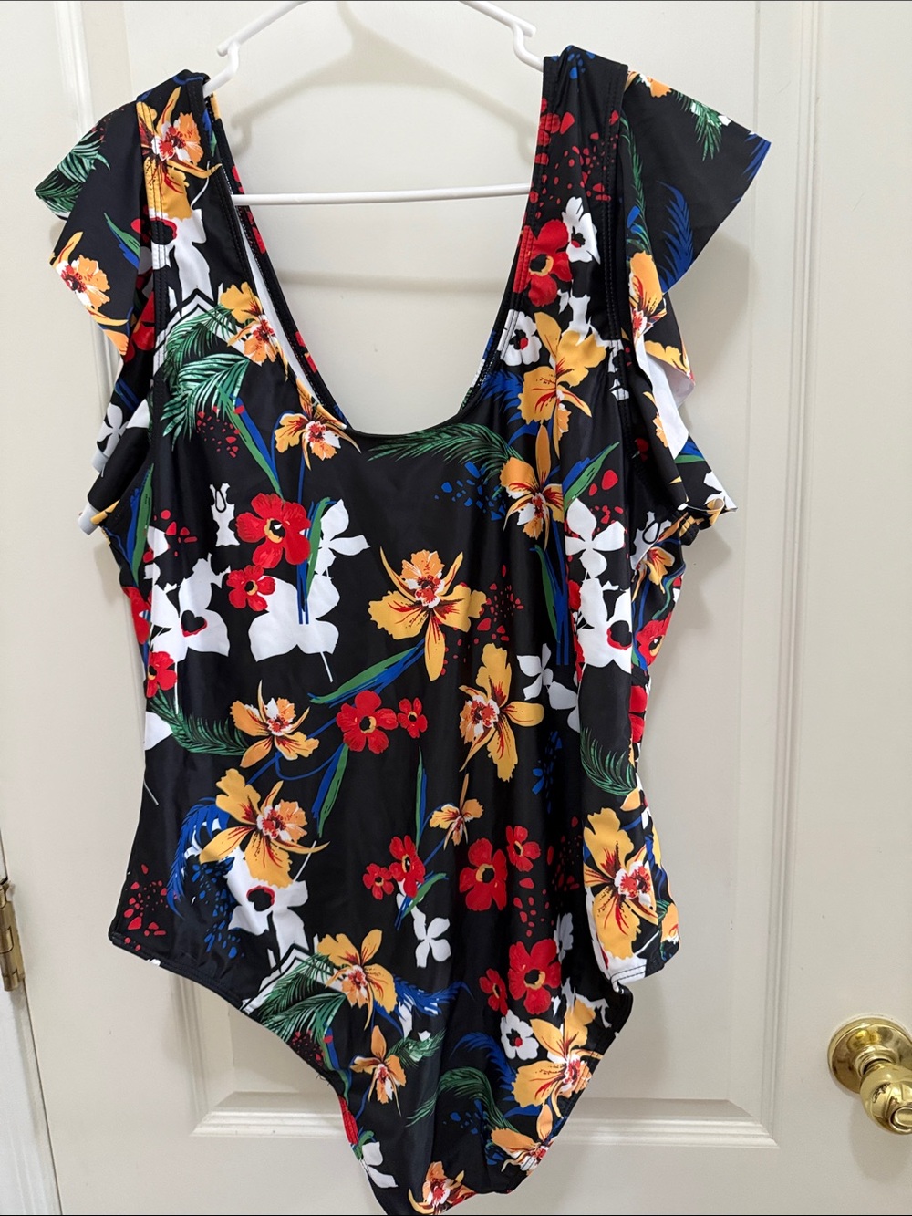 Women’s 4x Floral one piece Swim Suit Summer Vacation Cruise Cottagecore